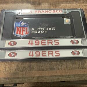 New 49er License Plate Frames ❤️🖤